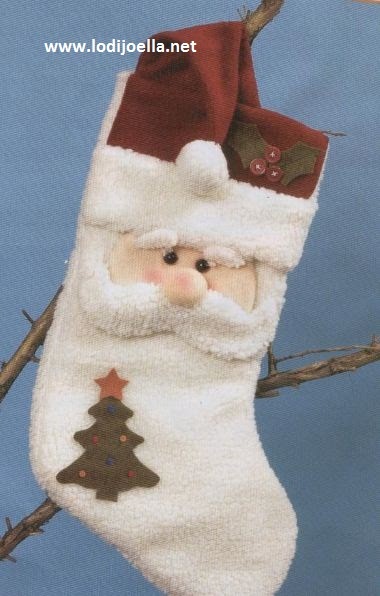 Manualidades Bota Navideña de santa claus ~ lodijoella