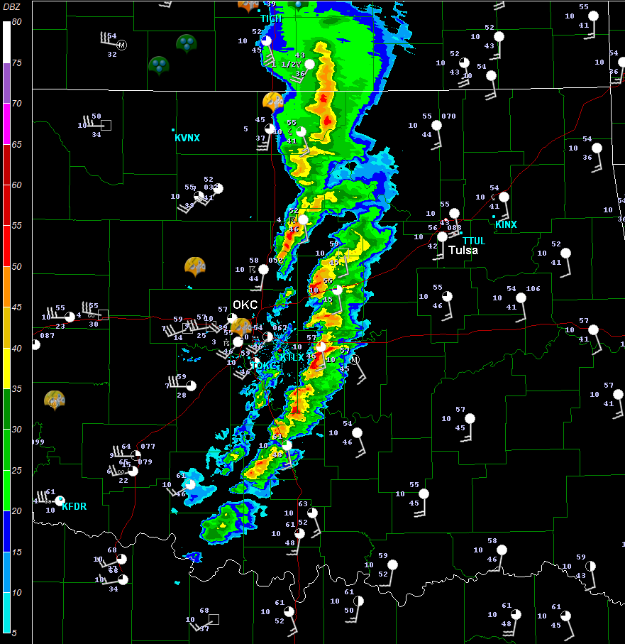 The Original Weather Blog Strong to Severe Storms Moving Toward