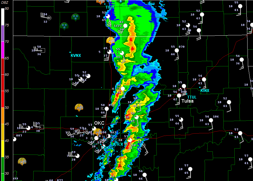 The Original Weather Blog Strong to Severe Storms Moving Toward