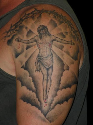 jesus clouds tattoo jesus clouds tattoo