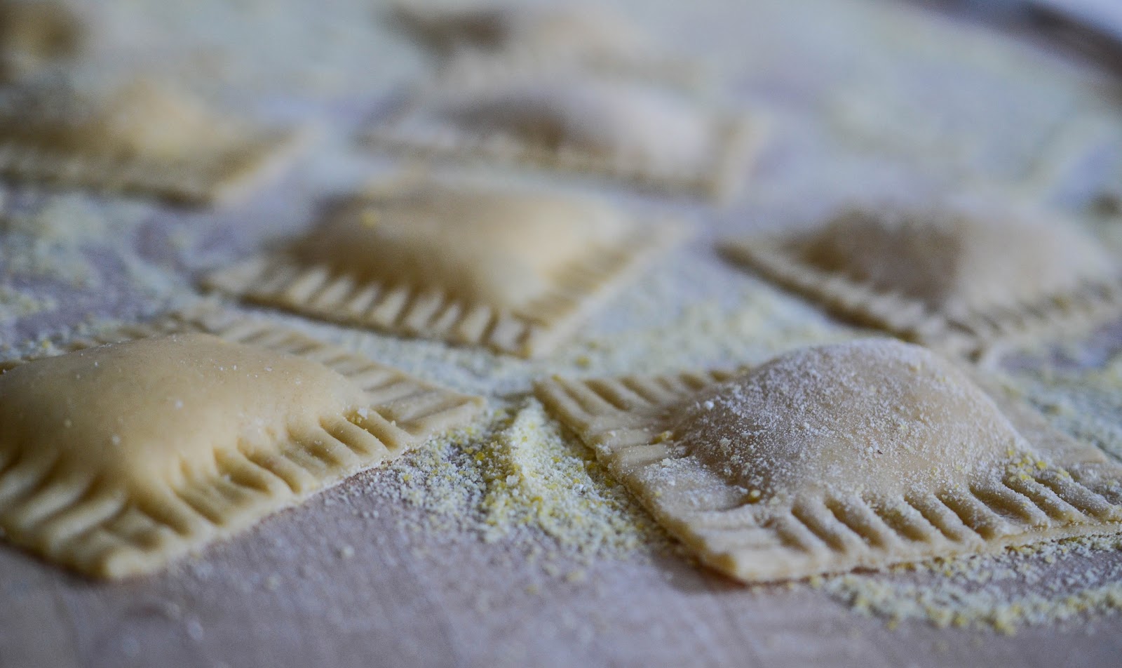 Heart of Gold The Dinner Table Pumpkin Ricotta Ravioli with White