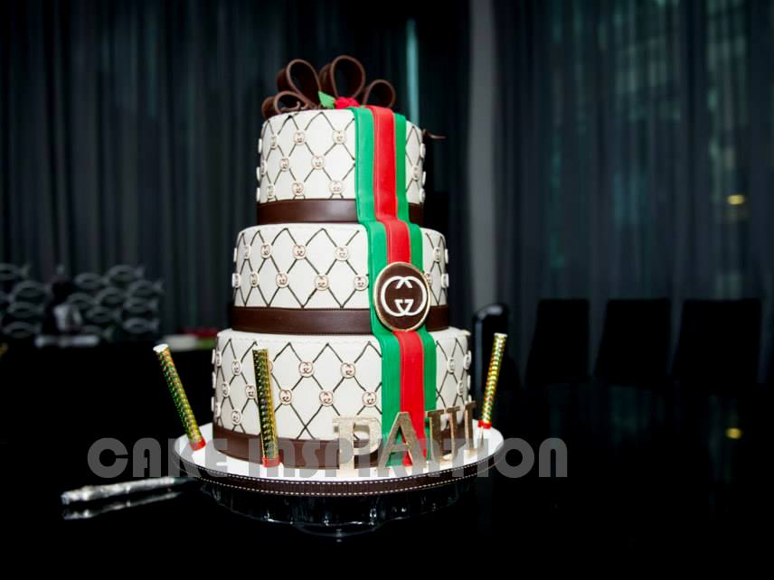 The Sensational Cakes 3D ELEGANT GUCCI THEME DESIGNER