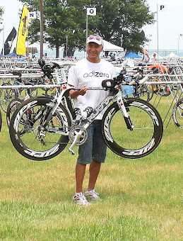 DEJANDO BIKE EN PARQUE CERRADO EAGLEMAN 70.3