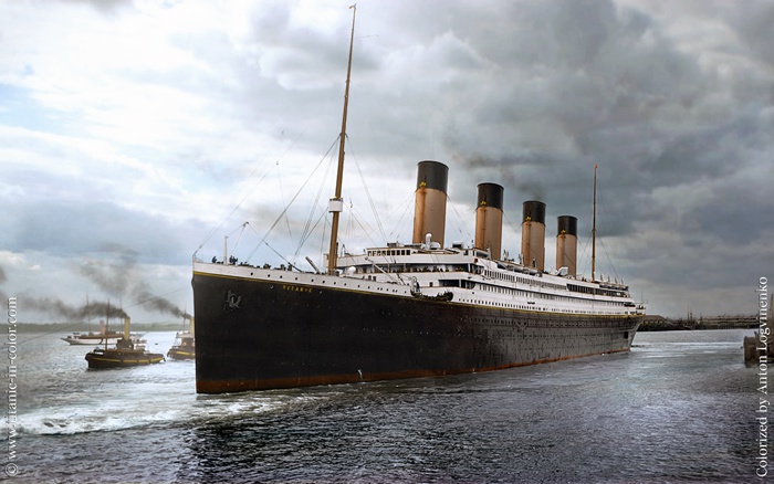 The Real Titanic in color - Titanic 3D