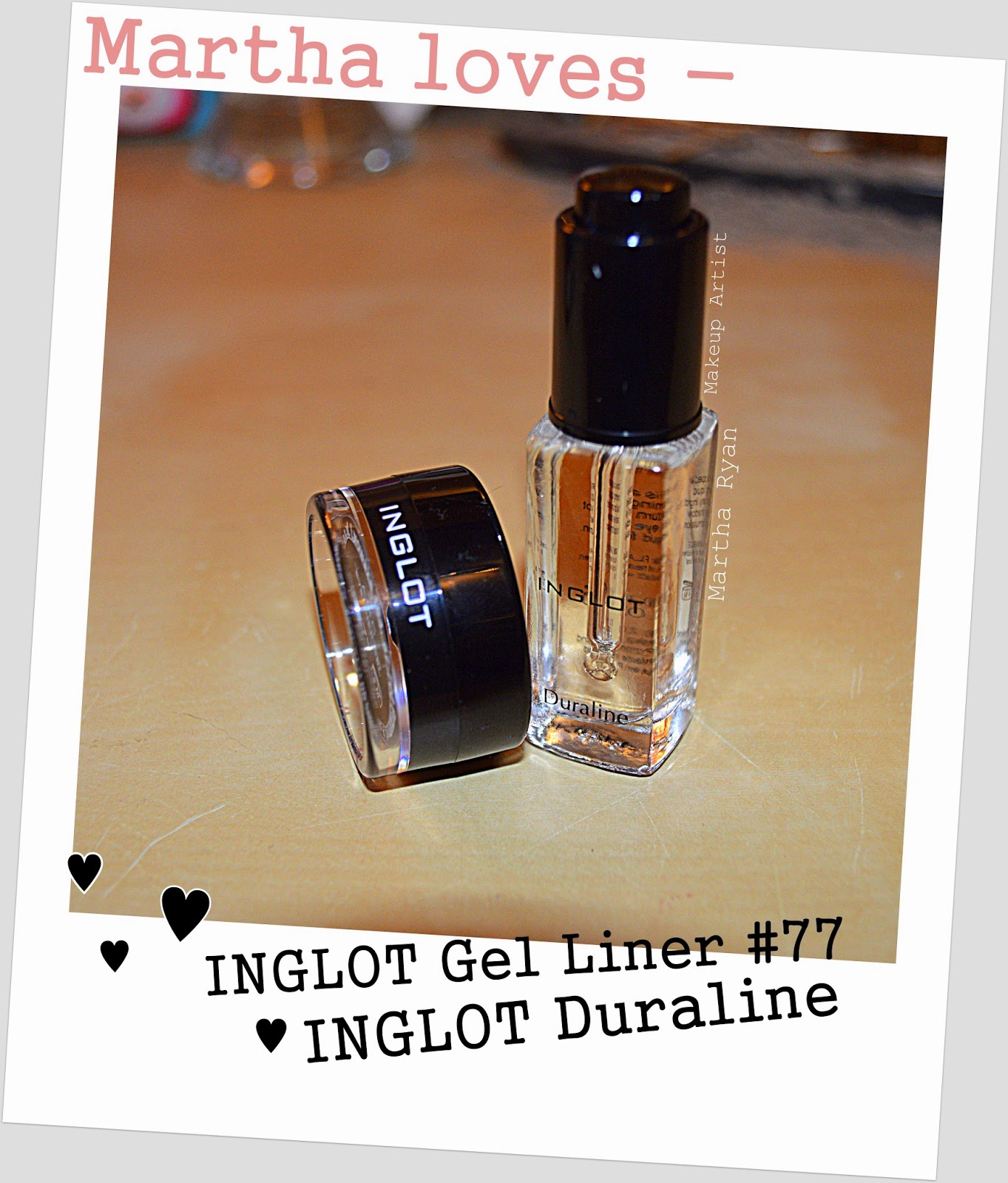 Makeup by Martha INGLOT Gel Liner & Duraline.. MUST HAVE! ♥