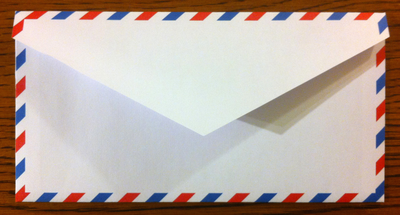 OldFashioned Correspondence Airmail envelopes