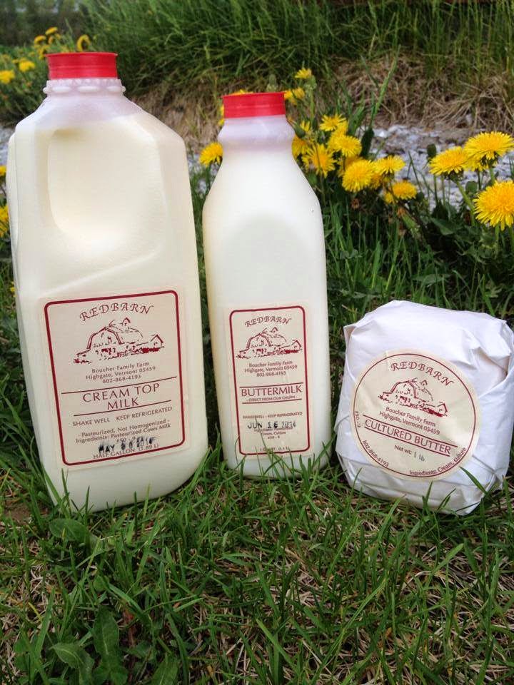 Boucher Family Farm New Labels Milk Butter Buttermilk