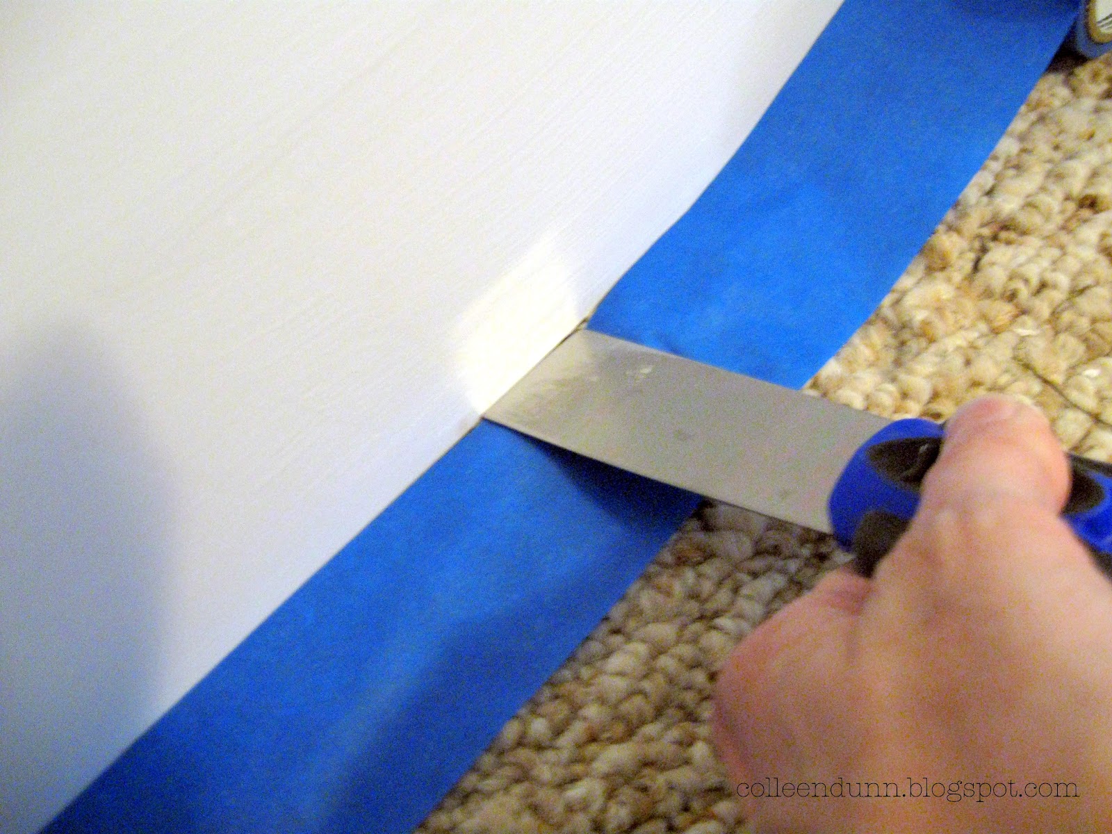 ...One More Thing Painting Baseboards with Carpet