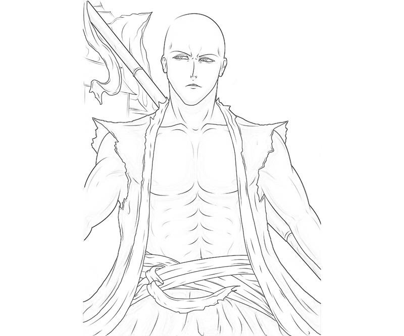 Ikkaku Madarame Skecth Coloring Pages ikkaku-madarame-skecth-coloring-pages