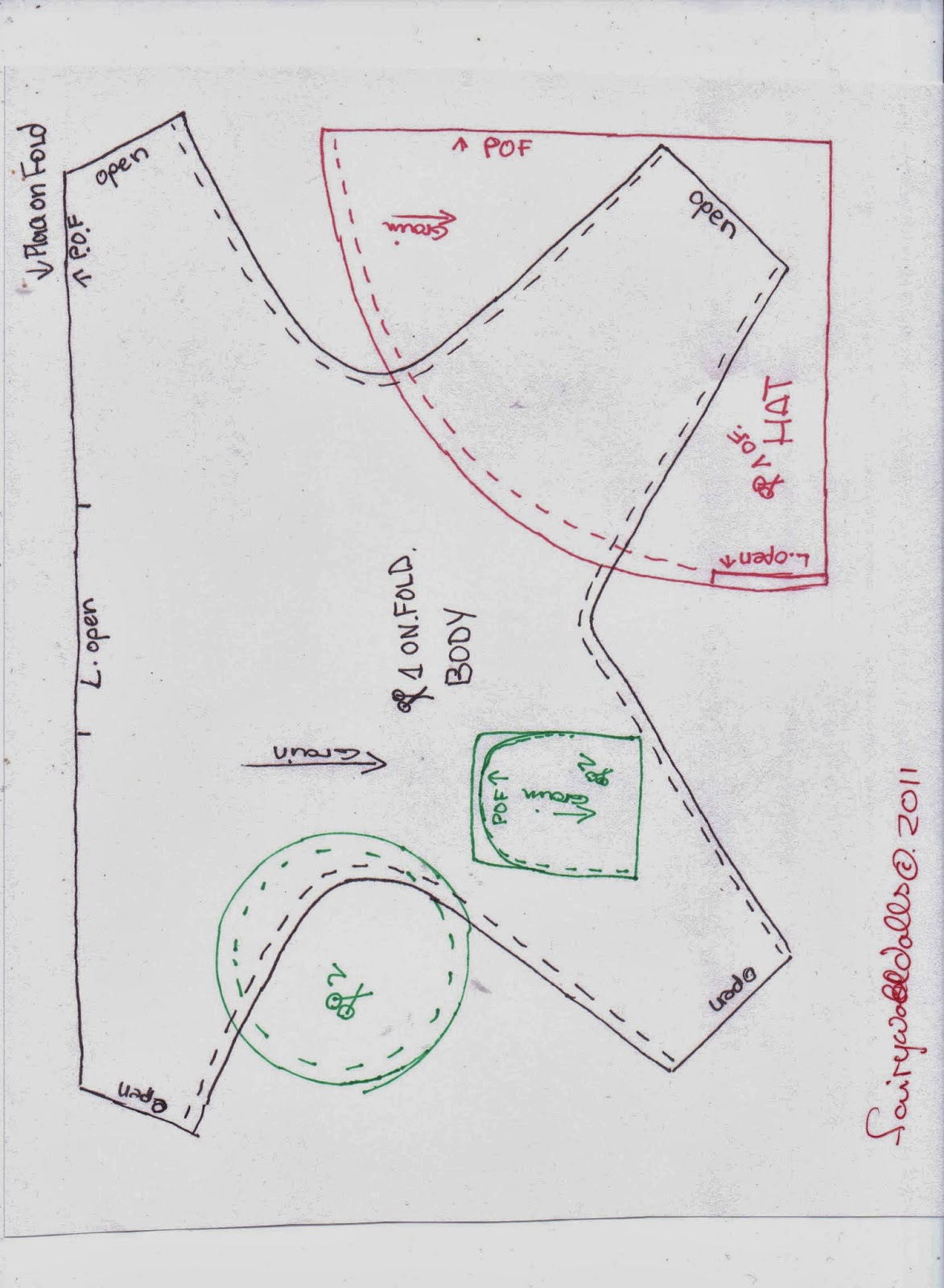 small waldorf doll pattern
