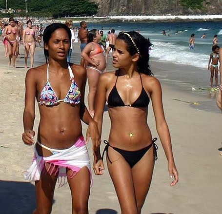 Brazilian girls in tiny bikini
