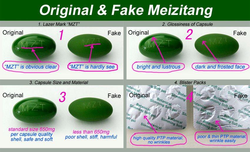 Meizitang Pelangsing Asli