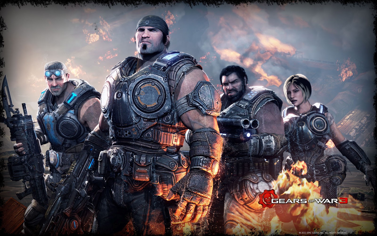 Papeis de Parede de Gears of War 3 Launch J.PP