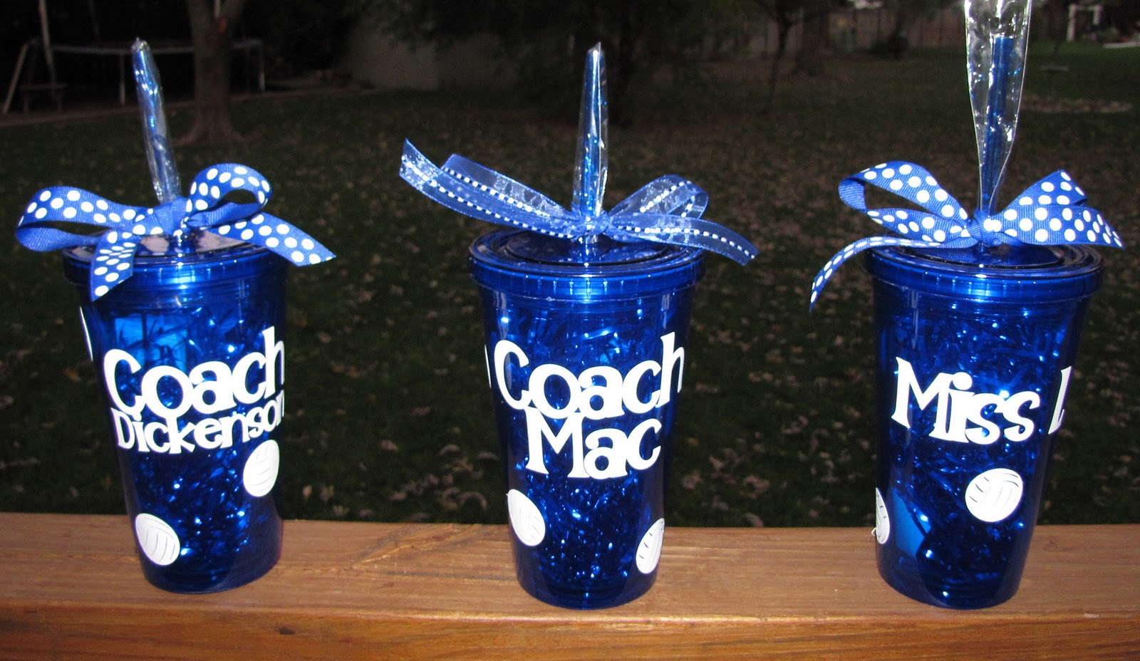 Jen's Happy Place Volleyball Coach Tumbler Gifts