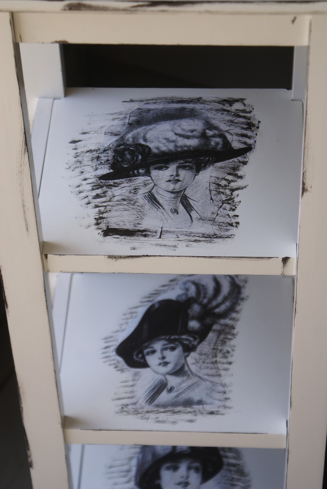 Spectacular Vintage Hat Shelving Unit