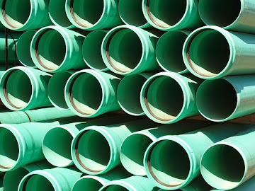 Green PVC Pipe