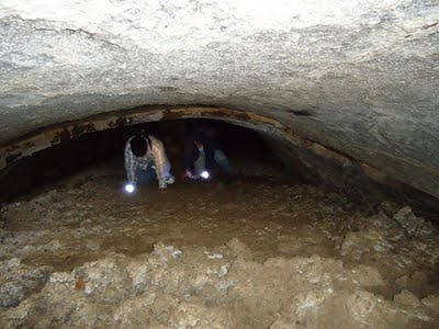 Low ceiling as we crawl