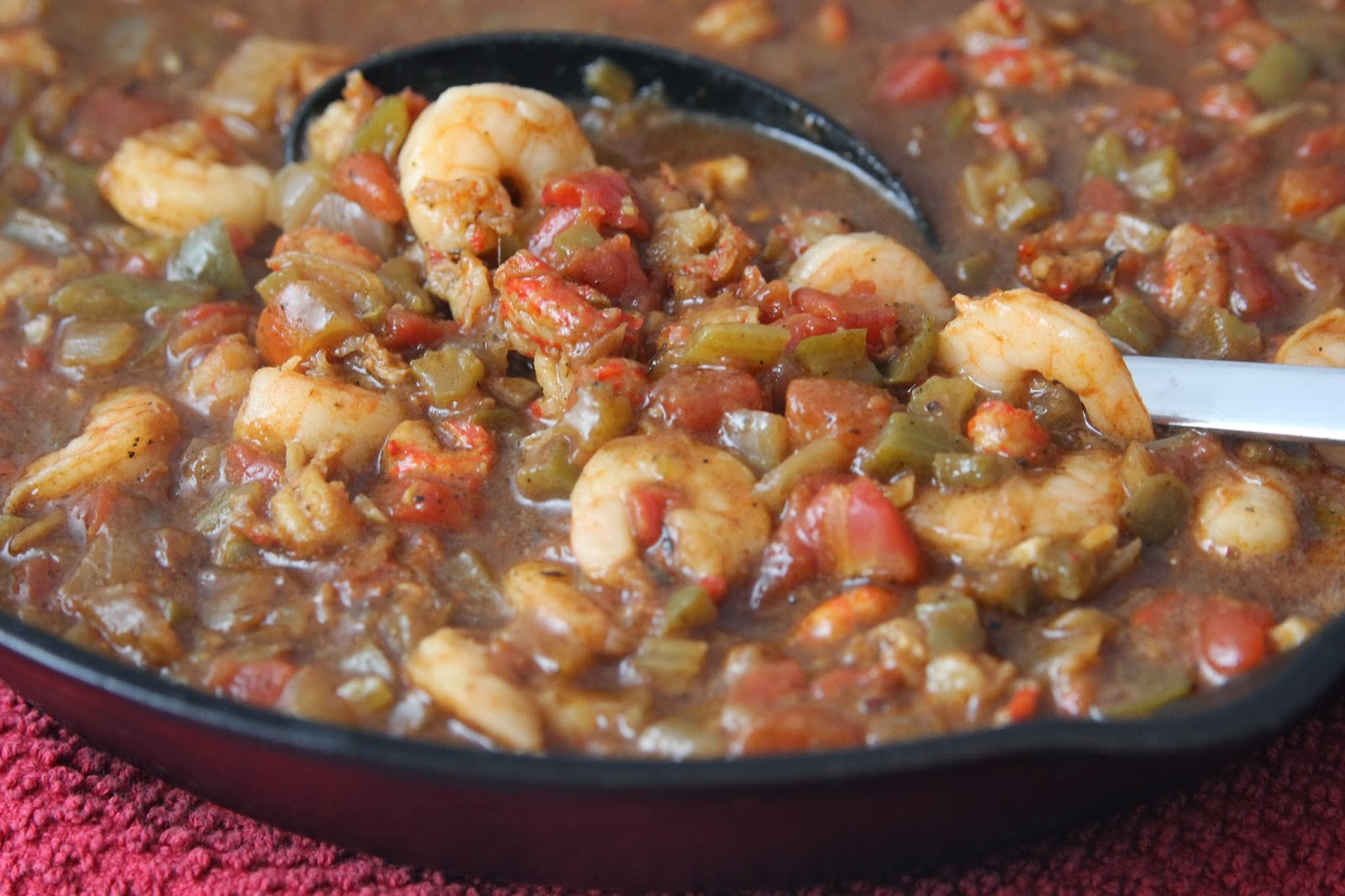 carmen's kitch Cajun Crawfish and Shrimp Étouffée