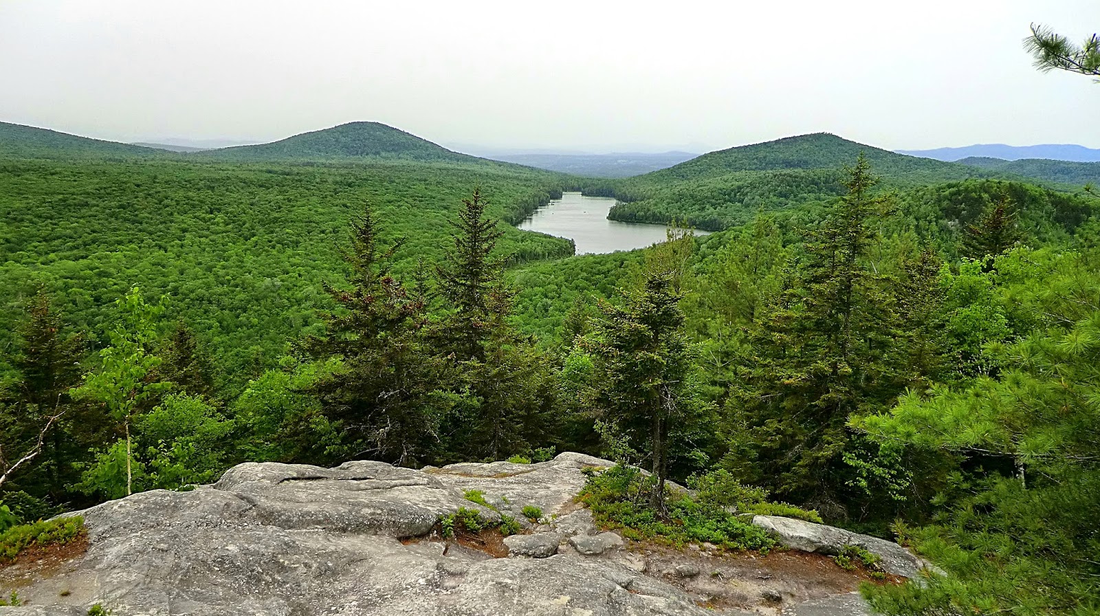 1HappyHiker Unexpected Rainy Day at Vermont's Groton State Forest