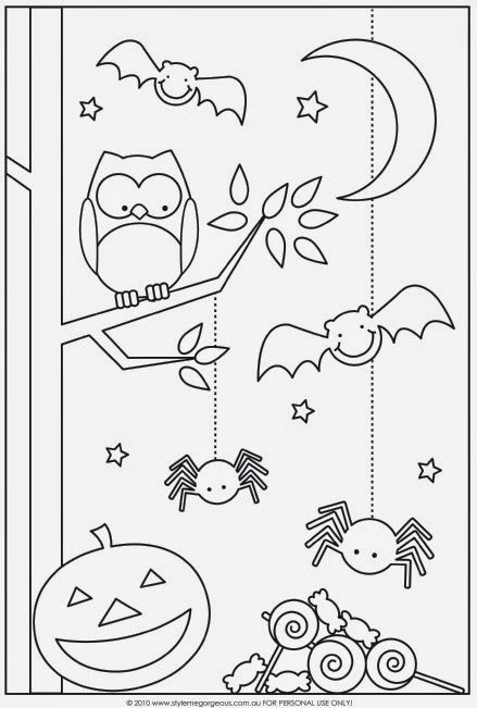 Partilho aqui uns desenhos para pintar no Halloween. Podem fazer o download  de todos de …