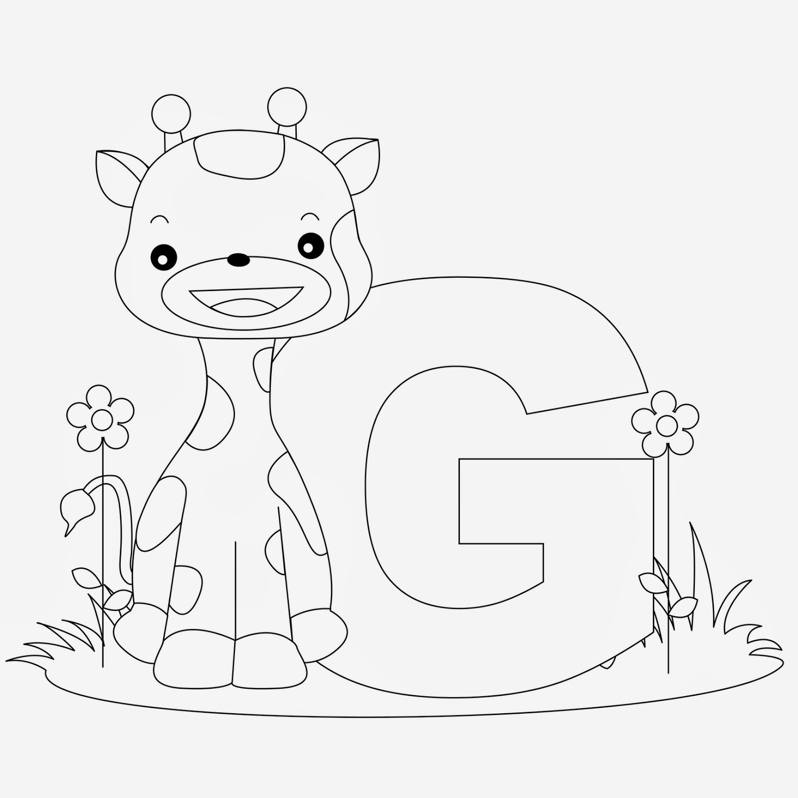 printable alphabet coloring pages giraffe printable alphabet coloring pages giraffe