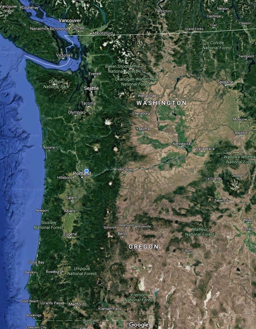 Retire to Washington State Oregon vs. Washington