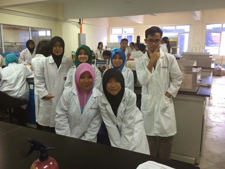 During lab IBG