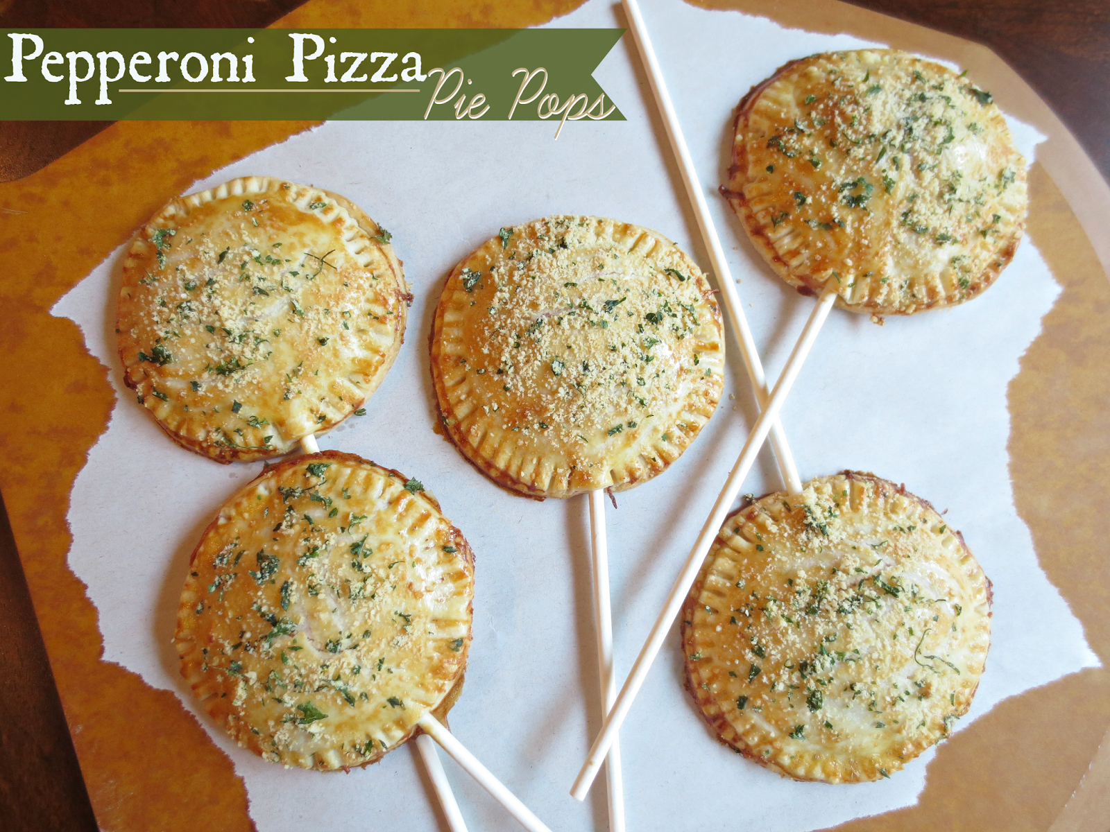 Kaitlin in the Kitchen Pepperoni Pizza Pie Pops