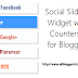 Social Sliding Widget with Counters for Blogger