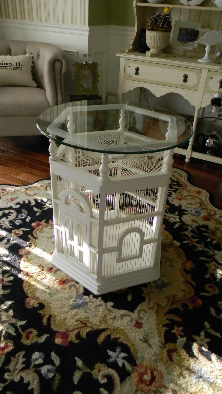 Forever Decorating! Birdcage Table