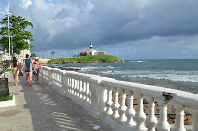 Barra Lighthouse a Salvador and Bahia Landmark at the tip of the bay of All Saints Peninsula