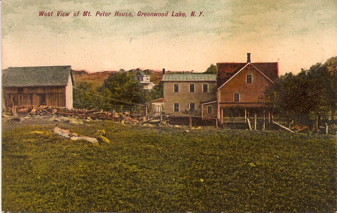 Images of Warwick New York West View of Mt. Peter House, Greenwood Lake