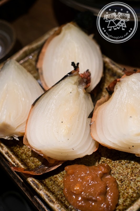 The grilled onion at 葱や平吉