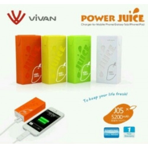 powerbank vivan j05 5200 mah powerbank vivan j05 5200 mah