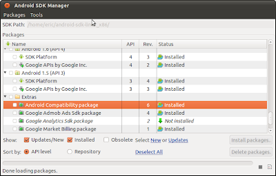 install Android Compatibility package install Android Compatibility package