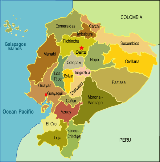 ECUADOR Y CAPITALES ecuador y capitales: