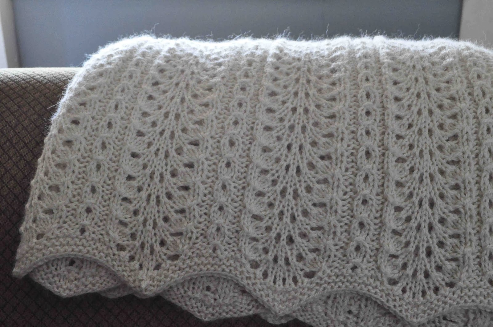 Arrow Acres Farm Hand Knit Alpaca Blanket