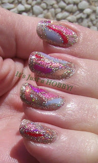 It's Just a HOBBY!: Glittered Glass
