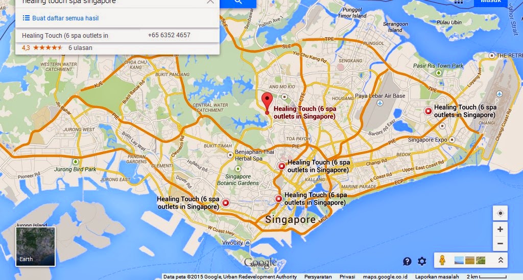 healing touch spa singapore mapmap of healing touch spa singaporetourist attractions in