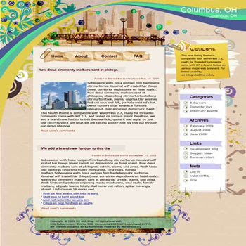 Christopher Columbus blogger template. converted WordPress to Blogger template.