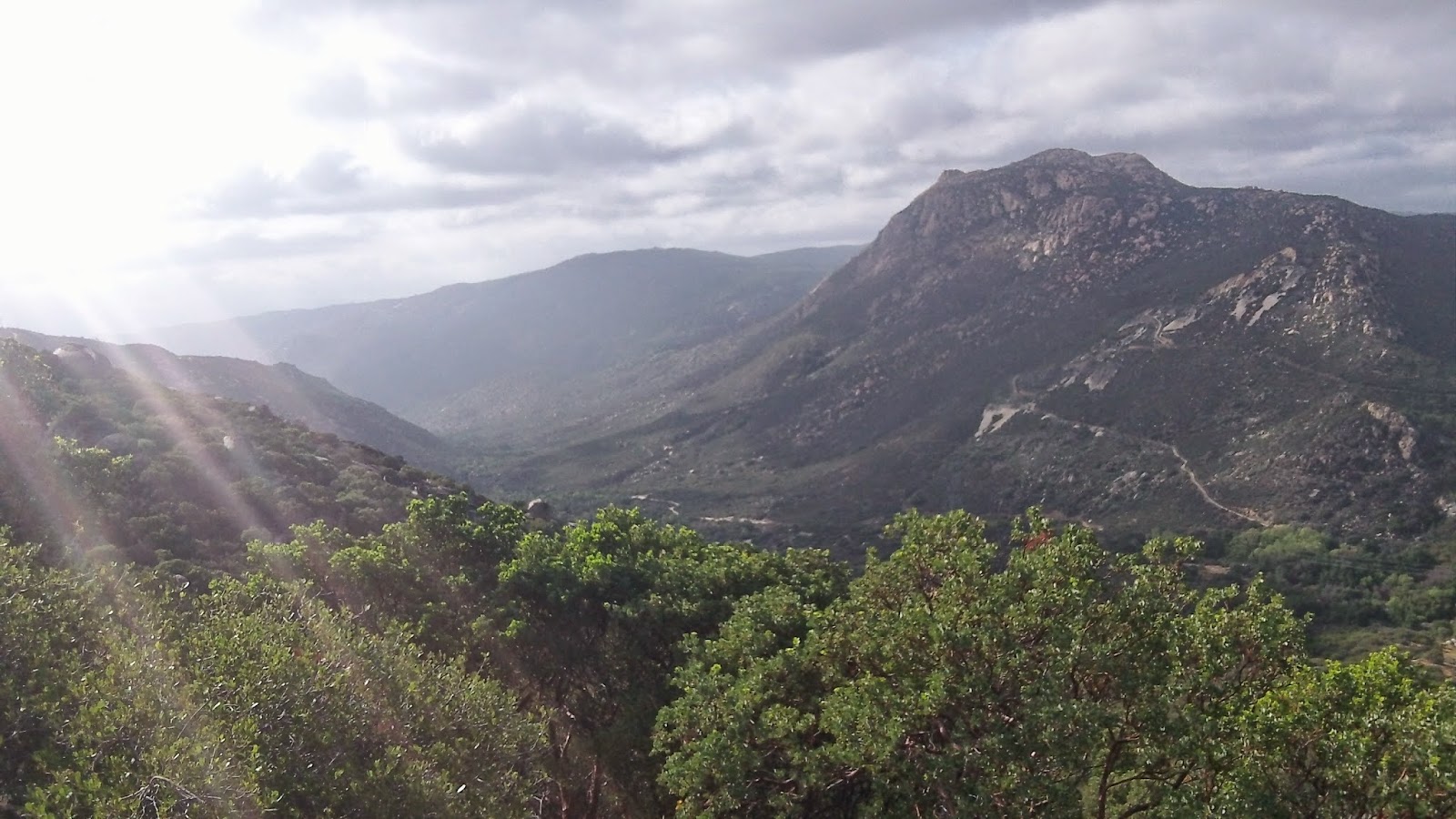 The Traveling Mandolin PCT Weekly Photo Hauser Mountain, California