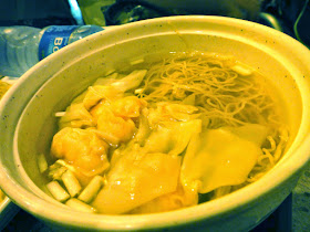 Prawn wantons soup noodle the Venetian food court Macao