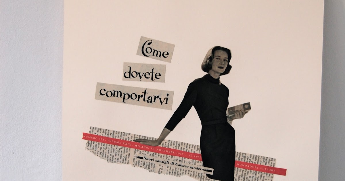 Collage Vintage: Collage Vintage: Bon Ton Anni Cinquanta