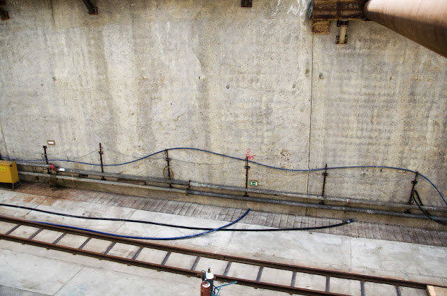 Baustelle Startschacht für die Tunnelbohrmaschine Baulogistikfläche für den Lückenschluss U5, Rathausstraße 19, 10178 Berlin, 10.06.2015