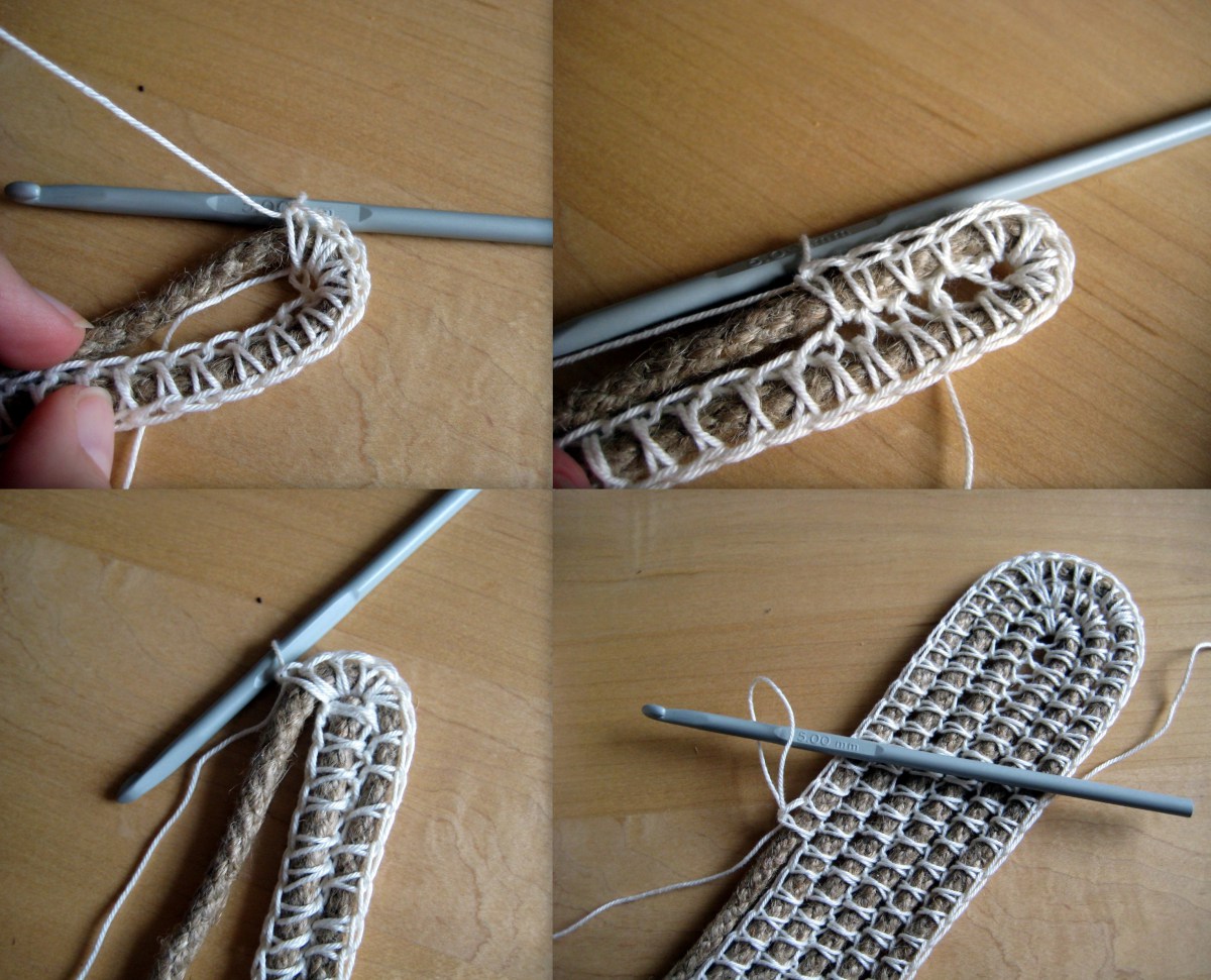 ... TRICOT-CROCHET: Mod?le gratuit : Un panier en corde et crochet