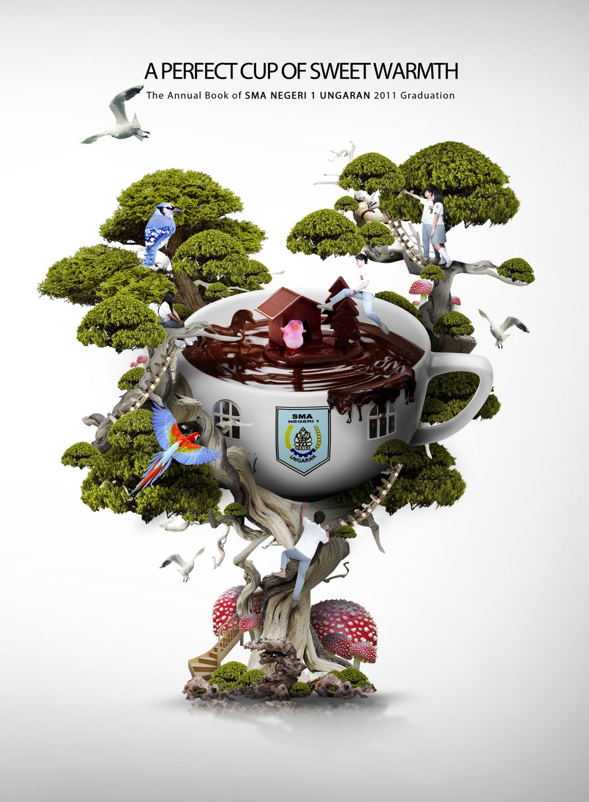 Buku Tahunan Sekolah COVER SMA 1 UNGARAN