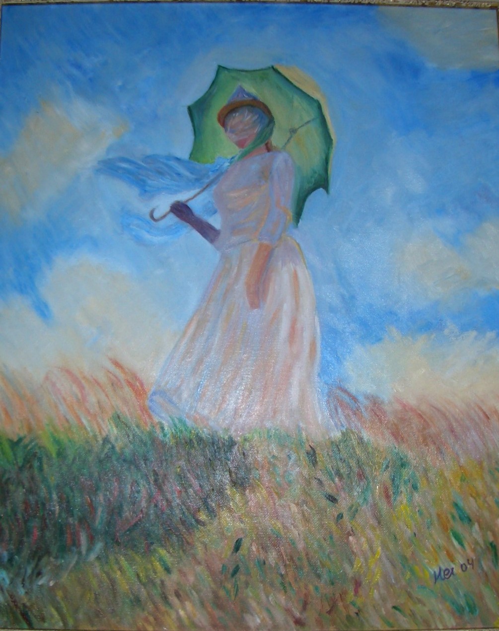 bailandoconcolores DAMA DEL PARAGUAS (óleo ESTHER)