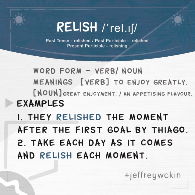 Wanna learn English? Relish