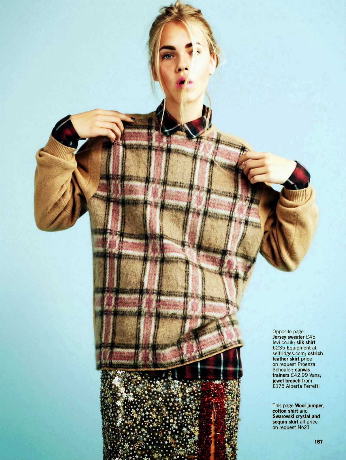 Line Brems by Daniel Thomas Smith Magazine Photoshoot For Glamour UK
