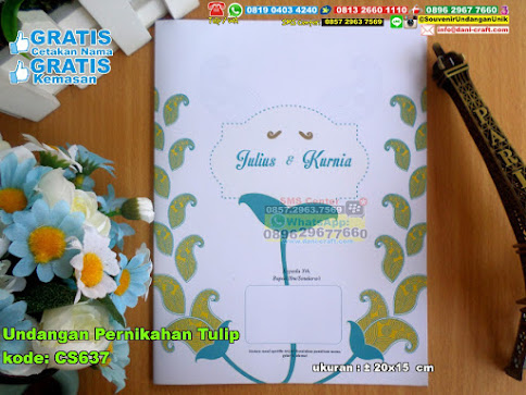 Undangan Pernikahan Tulip